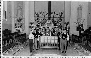 COMMUNIONS ORAN 1953 A SAINT EUGENE RUE BERTHELOT